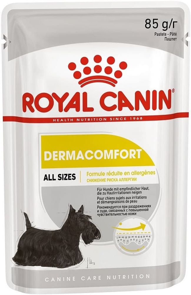 Royal Canin 85г Dermacomfort паштет для собак (Снижение риска аллергии)