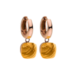 Серьги Qudo Firenze sunflower 300257 BR/RG