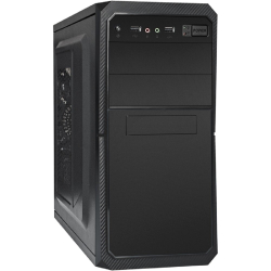 Корпус для компьютера Exegate EX284027RUS Корпус Minitower BA-202 Black, mATX, &lt;без БП&gt;, 2*USB, Audio