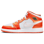 Кроссовки Air Jordan 1 Mid SE GS Electro Orange