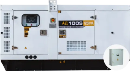 Дизельный генератор EcoPower АД 120-T400eco в кожухе и без