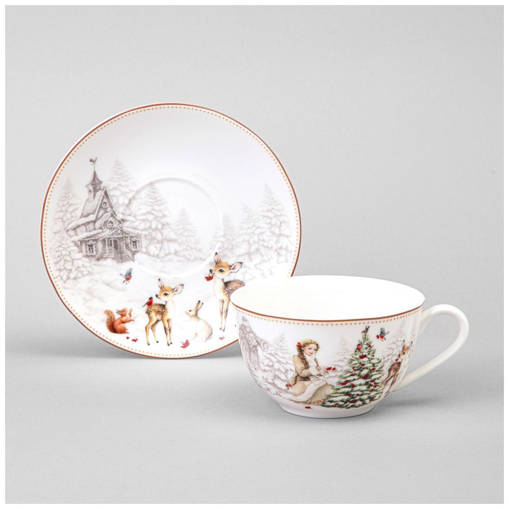 ЧАЙНЫЙ НАБОР LEFARD "МОРОЗКО" НА 2 ПЕР. 4 ПР. 300 МЛ (КОР=12НАБ.)