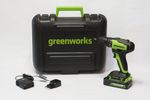 Аккумуляторная дрель шуруповерт Greenworks GD24DD35K2,3704007UA, 24v, АКБ 2 А·ч и ЗУ в кейсе
