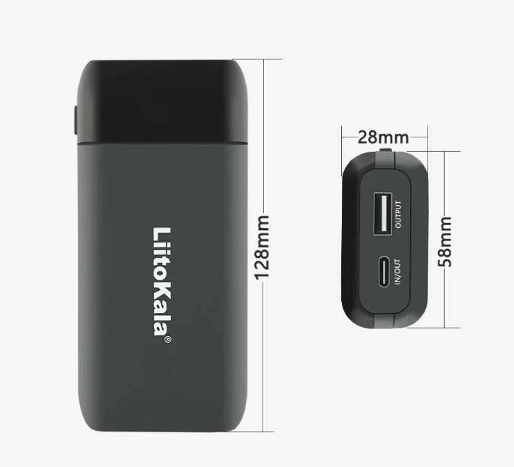 Зарядное устройство USB на 2 АКБ 18650 LiitoKala Lii-MP2