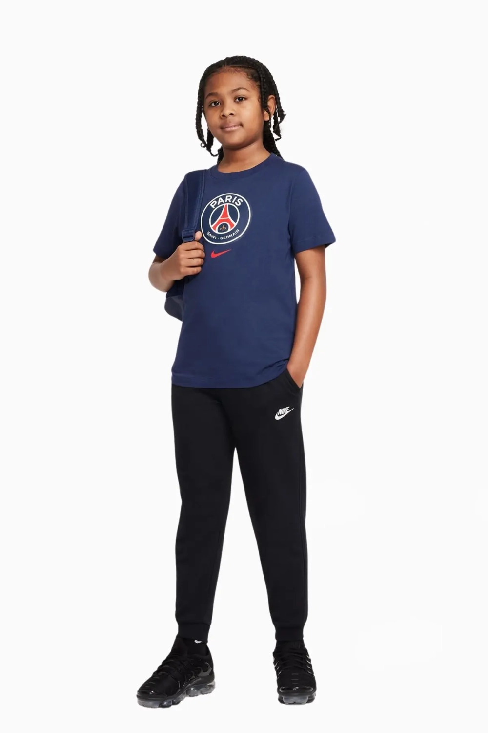 Футболка Nike PSG 25/26 Crest Tee Junior - темно-синий