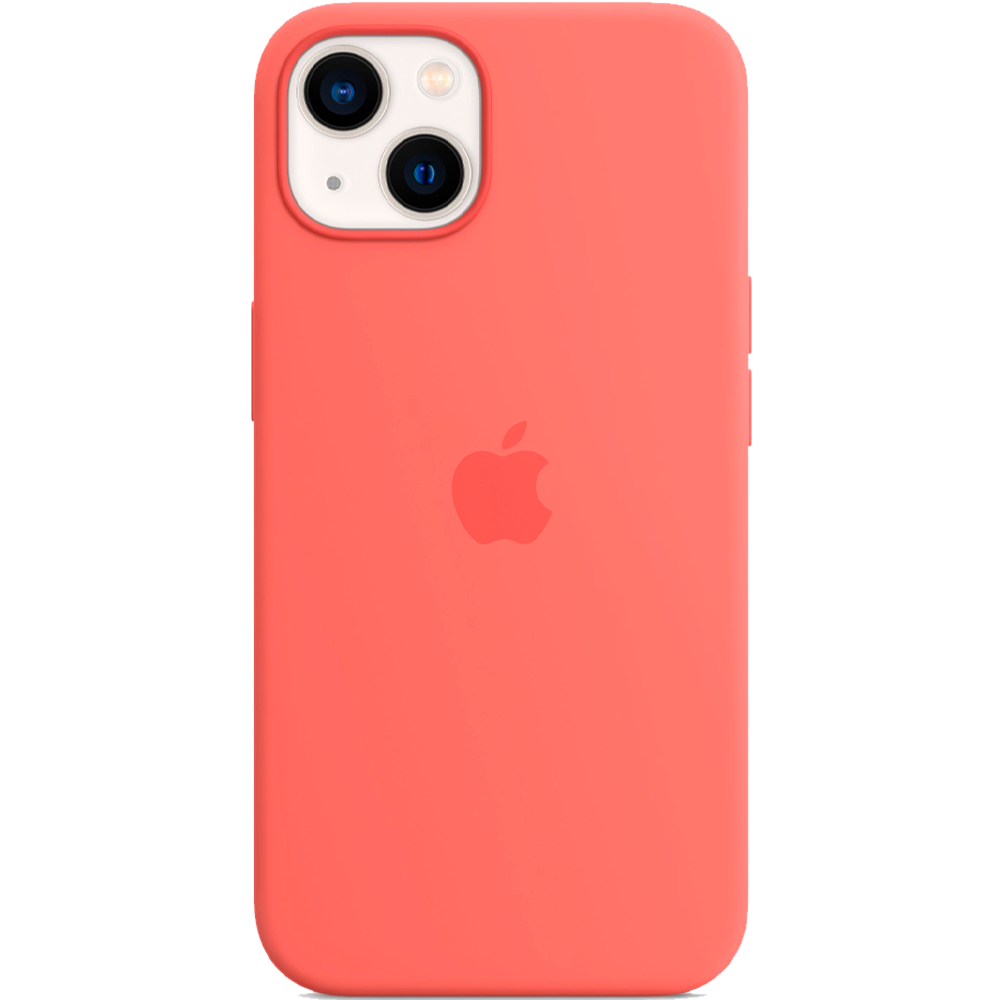 Силиконовый чехол с поддержкой MagSafe Apple Silicone Case для iPhone 13, Pink Pomelo (Розовый помело)