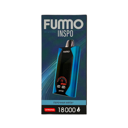 Одноразовая электронная сигарета Fummo GTS 18000 - Перечная Мята (18000 затяжек)