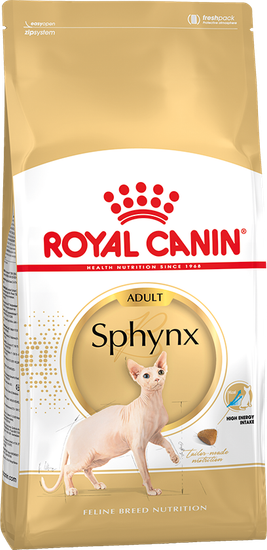 Royal Canin Sphynx для взрослых кошек и котов породы Сфинкс