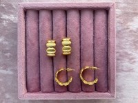 Серьги-Кольца "Celine", 20,5мм