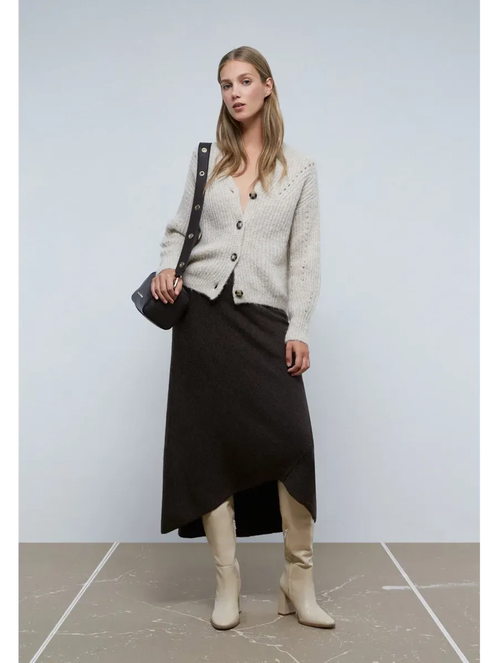 Кардиган из альпаки