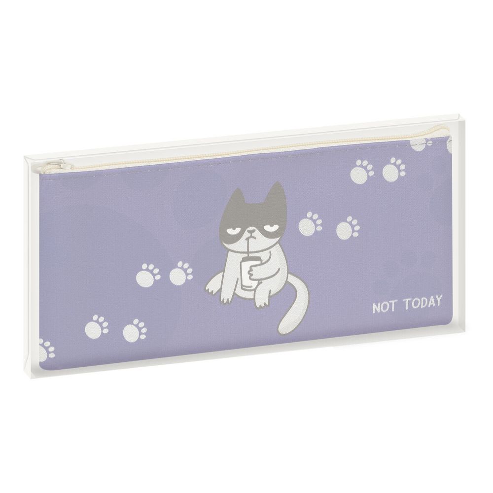 Пенал мягкий 200*100 MESHU "Not today", искусственная кожа