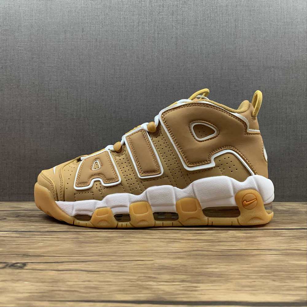 Купить в Москве кроссовки Nike Air More Uptempo Wheat (GS)