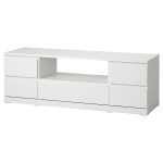 Тумба под ТВ - IKEA MALM, 160x48х54 см, белый МАЛЬМ ИКЕА