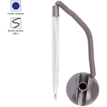 Ручка шариковая OfficeSpace "Reseption", на подставке, серый корпус, синие чернила