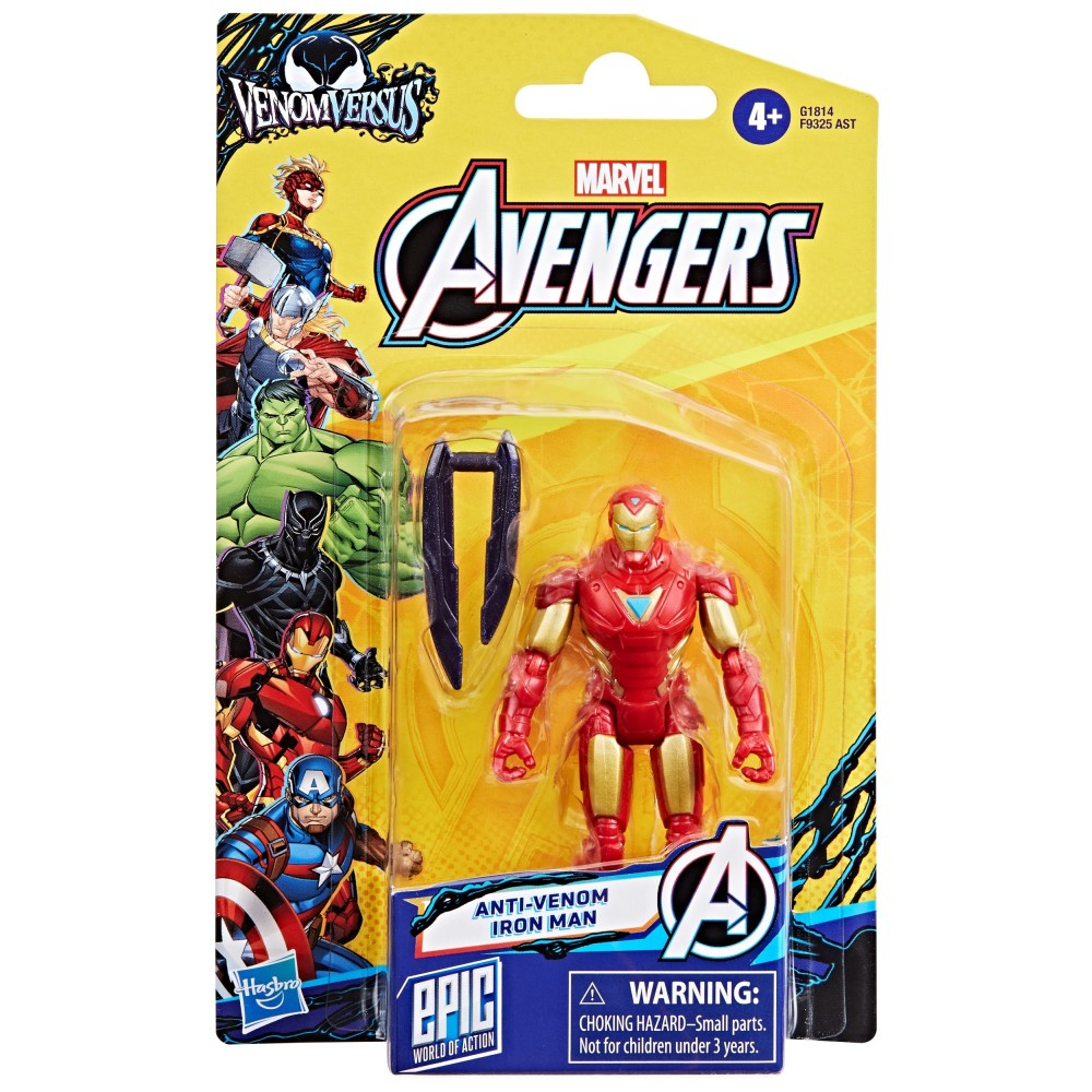 Hasbro Marvel Avengers - Фигурка Anti-Venom Железный Человек 10 см VenomVersus G1814