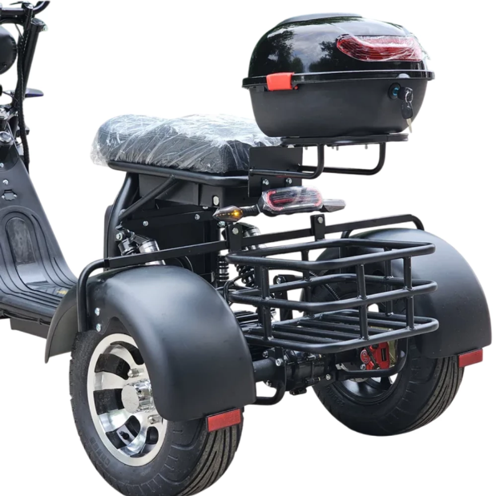 Электроскутер трехколесный CITYCOCO GT X11 TRIKE 2023 Черный