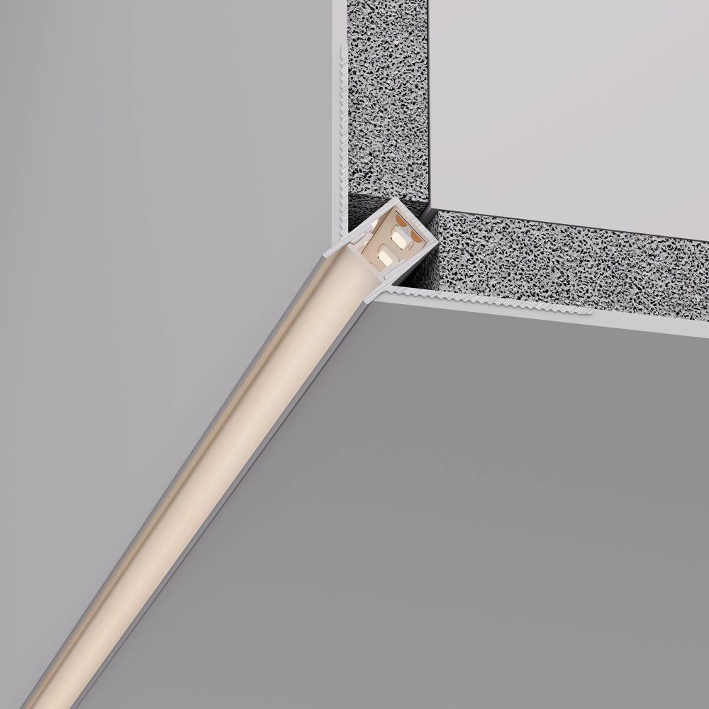 Профиль DECORE-S6-EXT-COMFORT-2000 ANOD внешний (Arlight, Алюминий) 043162