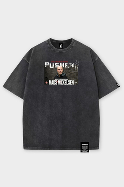 Футболка SHMOT "PUSHER" GARMENT DYE Черный
