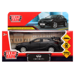 Модель ин. мет. "Infiniti QX30 матовый" 12см, открыв.двери, черный в коробка QX30-12MAT-BK (Технопарк)