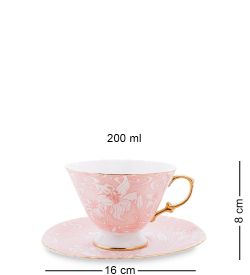 Pavone AS-41 Чайный сервиз на 6 перс. «Фиоре Дорато»