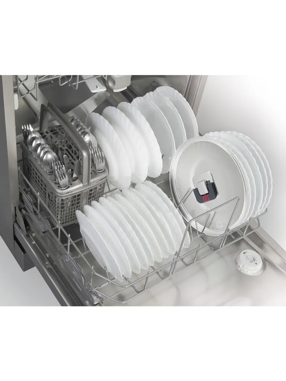 Кастрюля RONDELL RDS-1638 Stripes с крышкой 24 см, 5,2 л стальной