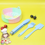 Набор Юного кондитера "Солнце" (форма 19,5*5см, лопатка, щипцы, кисточка)