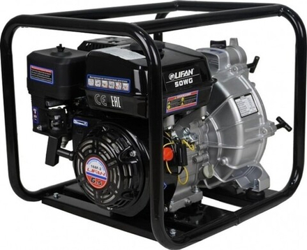 Мотопомпа бензиновая LIFAN 50WG для грязной воды 50WG