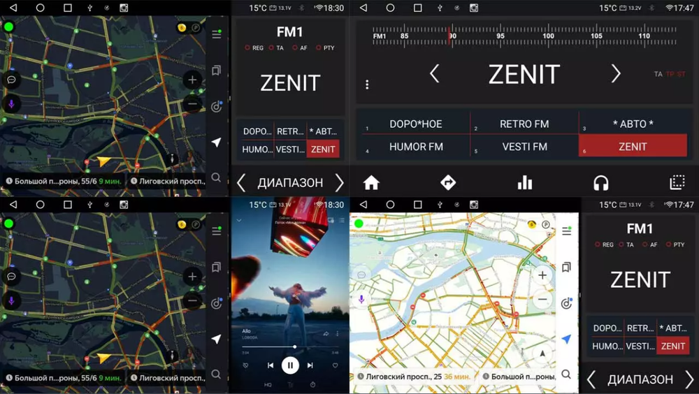 Магнитола для Toyota Corolla E150 2007-2012 (большая рамка) - Vaycar VA77-0063 на Android 13, 8-ядер, 4G SIM-слот