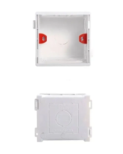 Подрозетники квадратные 5 штук 86х86х50 Установочная коробка для монтажа розеток с USB, выключателей, Xiaomi Aqara / Удобный плавающий крепёж