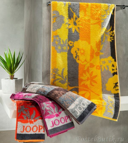 Полотенце 80х150 Cawo-JOOP! Shades Floral 1613 оранжевое