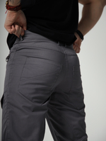 Брюки карго с передними карманами Город Горький серый графит