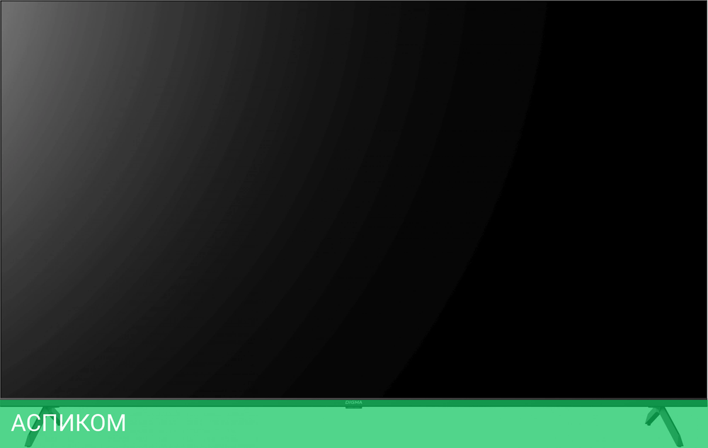 Телевизор Digma DM-LED65UQB31 черный/черный
