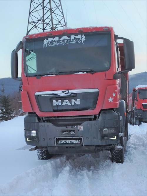 MAN TGS 8x8 Самосвал БЦМ-59 	(Дизельный, 12,4 л, 480 л.с., АТ)