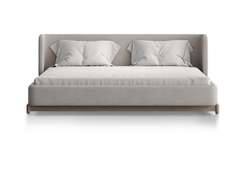 Кровать Basic спальное место 180*200 см (молочный, рогожка)