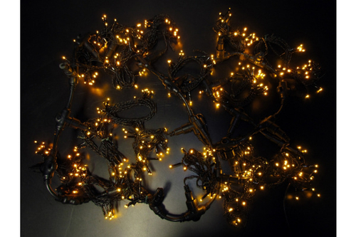 LED- PL-5720-2*5M-240V-Y/BL-T (жёлтые светодиоды/черн пр)