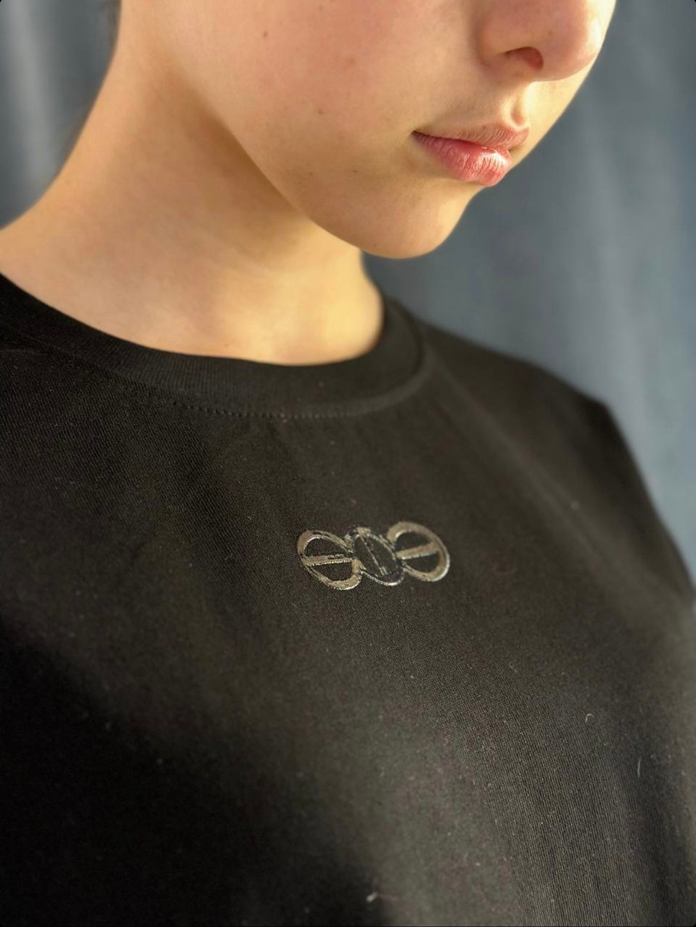 Футболка Три шурупа SILVER small premium oversize