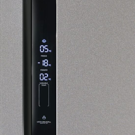 Холодильник Ginzzu NFK-610 Dark gray