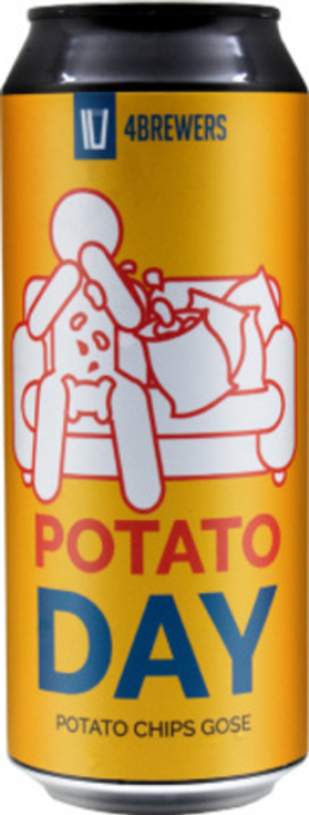 Пиво Четыре пивовара Потэйто Дэй / 4BREWERS Potato Day 0.45 - банка