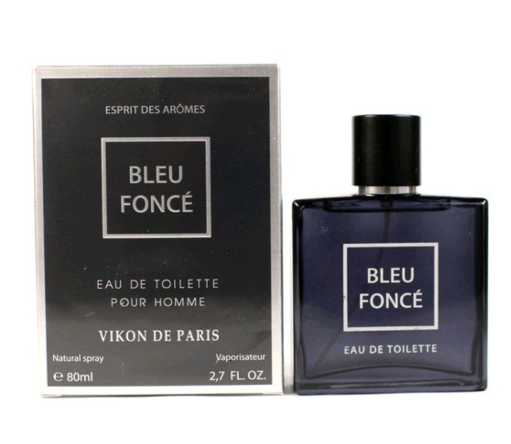 Новая заря BLEU FONCE 80ml. Темно-синий туалетная вода для мужчин