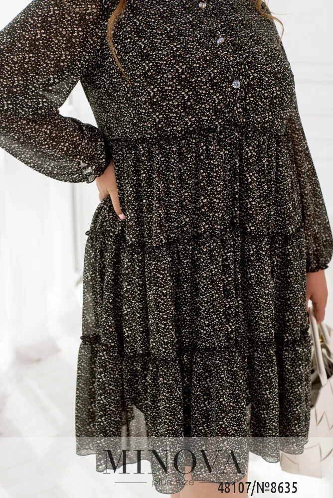 Платье 8635-чёрный Minova