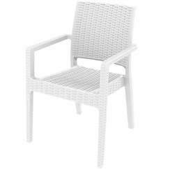 Пластиковое кресло Ibiza белое