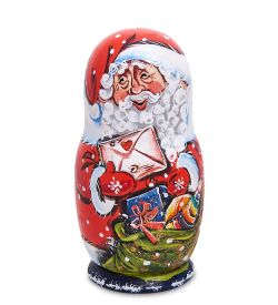 Народные промыслы МР-13/ 4-D Матрешка 5м «Семейка Деда Мороза»