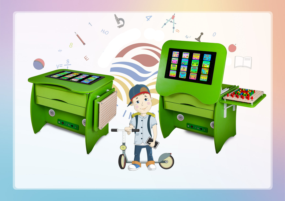 Интерактивный логопедический стол-парта Logo Blitz Лого Блиц из серии Кисельковое царство