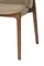 Стул Lando, орех с коричневой обивкой