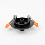 510007 Чаша потолочная встраиваемая (D60) д/подвода питания 510117 на 48В DUE HERMES ЧЕРНЫЙ