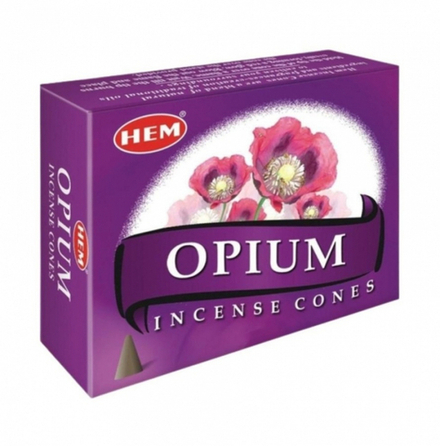 HEM Opium Cones Благовоние конусы Опиум 10шт