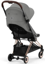 Коляска Cybex Coya Rosegold Frame Cloud G i-Size Fog Grey Mirage Grey с дождевиком и бампером