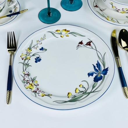 Lenardi 305-351 Набор из 6 тарелок 27х2,5см ФРЭНСИС в под.уп.(х4)Фарфор