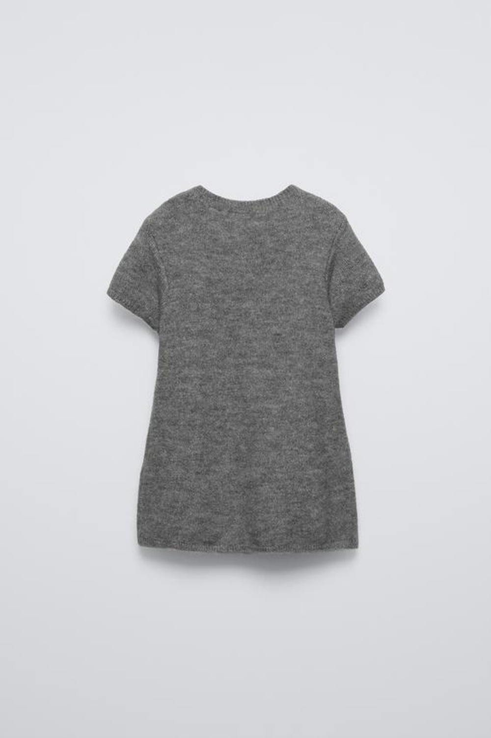 ZARA ПЛАТЬЕ ИЗ 100% ШЕРСТИ, СЕРЫЙ