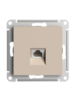 Розетка компьютерная AtlasDesign RJ45 кат.6A механизм песочн. SE ATN001286